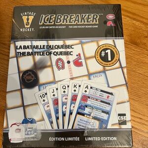 NHL hockey Ice Breaker Card Game - Limited Edition